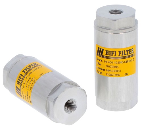 Filtr hydrauliczny DPQ01PVZBZB25J Hifi Filter do BOBCAT: 742B, 645, 751, 753, 753G, 763, 763G, 763H, 773G, 800, 853, 853G