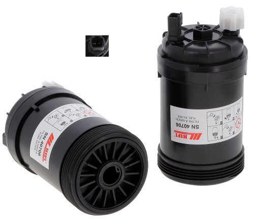 Filtr paliwa SN40706 Hifi Filter do LIUGONG 933F, JCB 427HT, DYNAPAC CA6500, SANY SY365, HYSTER RS46
