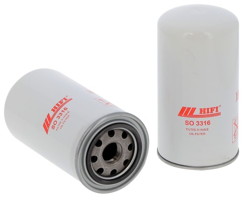 Filtr oleju silnikowego SO3316 HIFI FILTER do CASE: 1440, 1460, 1680 IHC: DT466 DRESSER: 530AII, TD15C