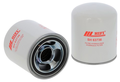 Filtr hydrauliczny SH63736 HIFI FILTER do CASE: FARMALL 105 A, FARMALL 115 A, JXU 105, JXU 110 NEW HOLLAND: T 5.105, T 5060, TD 5.95, TL 100 A