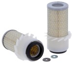 Filtr powietrza SA11608K HIFI FILTER do KUBOTA: B 1600, B 7100, KH 35, L 245 JOHN DEERE: 655, 755, 915 CASE: CX 23, 1825, 1818 KOMATSU: FD 15, FD 20, FG 15, PC 05-7