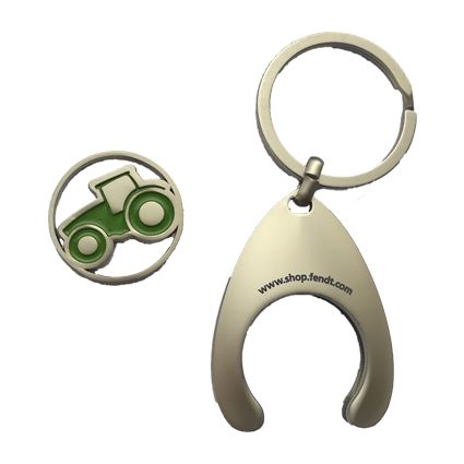 X991019075000 Brelok do kluczy metalowy FENDT z żetonem