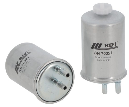 Filtr paliwa SN70321 HIFI FILTER do JCB: VM 115 D Vibromax, TM 310 S Agri, TM 310 S, TM 310, TCAE 97, 636-70, 550-80 Agri, 541-70 Super Agri, 541-70 AgriPro