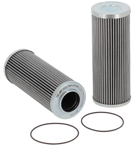 Filtr hydrauliczny SH57121 HIFI FILTER do JOHN DEERE: 6010, 6110, 6210, 6310, 6410, 6420, 6515, 7400, 7800 FORD: 555, 575, 655, 675 MERLO: P30.11, P30.13, P20.6 SANDVIK: DX780, DT820