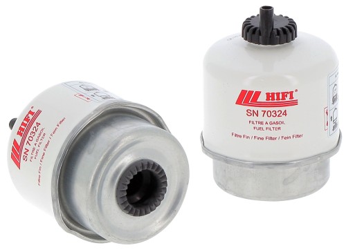 Filtr paliwa SN70324 HIFI FILTER do MASSEY FERGUSON: 20MTD WEIDEMANN: 1160, 1370, 2080 WACKER NEUSON: WL25