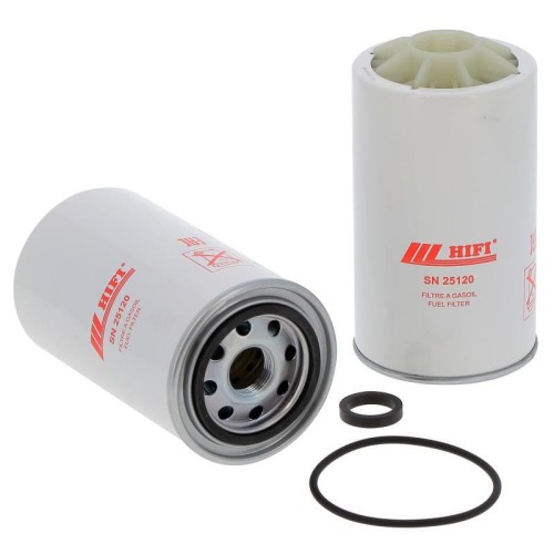 Filtr paliwa SN25120 HIFI FILTER do KOMATSU: PC200-8, PC210-10 WA320-7, D65EX, HB 215-1 LC, HB 215-2 LC, HB 365 LC-3 HYBRID