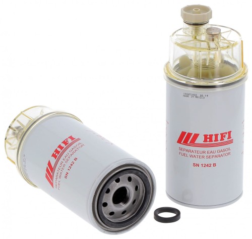Filtr paliwa SN1242B HIFI FILTER do GROVE: GMK5130, GMK6200, GMK6300 CUMMINS: N14 HYUNDAI: R450LC-3