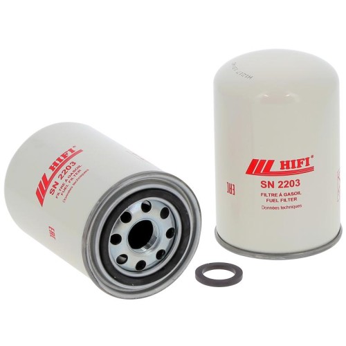 Filtr paliwa SN2203 HIFI FILTER do INTERNATIONAL TRUCKS: 5500i, 5600i, 9900i, 9900ix, PAYSTAR 5900i ATLAS COPCO: QAC 1000 CUD