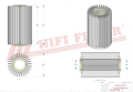 Filtr oleju SO6180 HIFI FILTER do LEXUS: GS F, IS F, LC 500, RC F