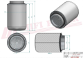 Filtr oleju SO571 HIFI FILTER do CASE: 310, 310C DITCH WITCH: 2300