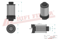 Filtr oleju SO10186 HIFI FILTER do FERRIS: FM 35, IS 2100Z 52, IS 2100Z 61 VANGUARD: 810cc V-Twin Vertical Shaft with Oil Guard