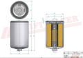 Filtr oleju SO10131 HIFI FILTER do INTERNATIONAL TRUCKS: WORKSTAR 7400