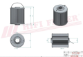 Filtr paliwa SN99170 HIFI FILTER (nowy numer SN25129) do DOOSAN INFRACORE SHANDONG: SD 200, SD 200 N FOTON: F 4 LONKING: CDM 833, CDM 835 XCMG: LW 300 FN