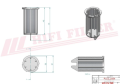 Filtr paliwa SN80616 HIFI FILTER do KONECRANES: NSC 634 H, NSC 644 H