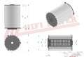 Filtr paliwa SN80074 HIFI FILTER do CITROEN: JUMPER III 2,2 BLUEHDI 120, JUMPER III 2,2 BLUEHDI 140, JUMPER III 2,2 BLUEHDI 165 OPEL VU/LT/LW: MOVANO C 2,2 HDi 16V