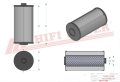 Filtr paliwa SN80073 HIFI FILTER do KAMAZ: 5490