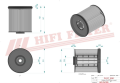 Filtr paliwa SN70457 HIFI FILTER do CHEVROLET: SILVERADO 2500HD, SILVERADO 3500HD, TAHOE GM: SIERRA, YUKON OPEL: ASTRA K 1,6 CDTI