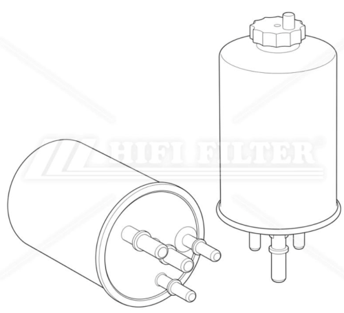 Filtr paliwa SN70423 HIFI FILTER do JAGUAR: XF 3,0 D V6, XF 3,0 SD V6, XF SPORTBRAKE 3,0 D, XJ 3,0 SDV6