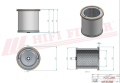Filtr paliwa SN70412 HIFI FILTER do MTU: D 8266