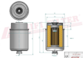 Filtr paliwa SN70215 Hifi Filter