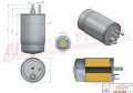 Filtr paliwa SN70194 HIFI FILTER do FORD: MONDEO II 2,0 DI