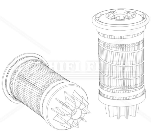 Filtr paliwa SN40909 HIFI FILTER do CATERPILLAR: 313, CP 11 GC, CP 7, CS 10 GC, CS 7, M 315, M 317, M 319, KAISER: S 8 Allroad, PERKINS: 904J-E36TA