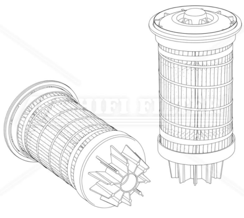 Filtr paliwa SN40900 HIFI FILTER do CATERPILLAR: 270 XE, 275 XE, 285, 285 XE, 313, 315, 315 GC, 906, GARRONE: MCRH 340 SR, SBC 100, MST: 642 S, 644 S