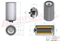 Filtr paliwa SN40874 HIFI FILTER do VOLVO: EC 60 E, ECR 88 D-Pro, ECR 88 D ST5, EW 60 E, EW 60 E
