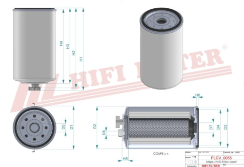 Filtr paliwa SN40829 Hifi Filter
