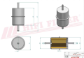 Filtr paliwa SN40575 HIFI FILTER do GM CHEVROLET: NOVA 2.5 L4, NOVA 3.2 L6