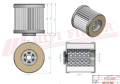 Filtr paliwa SN4011 Hifi Filter