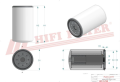 Filtr paliwa SN25247 HIFI FILTER do BOBCAT: E 220, E 245, L 235, L 255, DEVELON: DL 220-7, DL 250-7, DX 210 LC-7, DX 225 LC-7, DOOSAN: DL 320-7, DX 225 LC-7