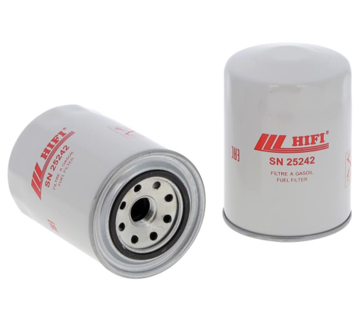 Filtr paliwa SN25242 HIFI FILTER do AMMANN: ARX 23-2, ARX 26-2, ARX 36-2, ATLAS COPCO: QAS 30 KD S5, BOBCAT: D 20 NX-Plus, CASE: CX 42 D, KUBOTA: D1503-M-E4B