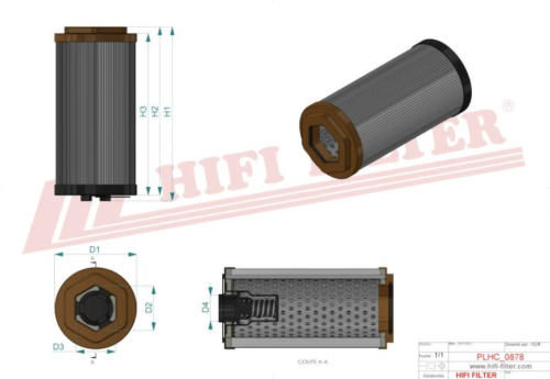 Filtr hydrauliczny SH93479 Hifi Filter