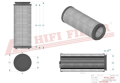 Filtr hydrauliczny SH87738V Hifi Filter