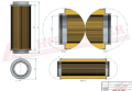 Filtr hydrauliczny SH87602 Hifi Filter