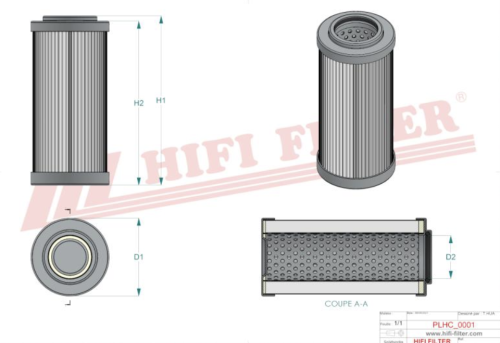 Filtr hydrauliczny SH87114V Hifi Filter