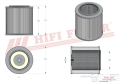 Filtr hydrauliczny SH85902 HIFI FILTER do SANY: SY 135, SY 150, SY 155 W, SY 185, SY 195, SY 200, SY 215, SY 215-8, SY 225, SY 235, SY 305 C, SY 365 C, SY 365 H, SY 500