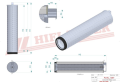 Filtr hydrauliczny SH85054 HIFI FILTER do SANY: SY 500, SY 500 HRD