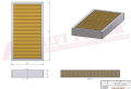 Filtr kabinowy SC90011 HIFI FILTER do TIMBERJACK 810 B, 1110 B, 1210 B