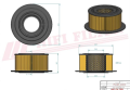 Filtr odpowietrzania SA12573 HIFI FILTER do HYUNDAI R210, HL770, JCB JS110