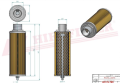 Filtr hydrauliczny SH77026 HIFI FILTER do SANDRETTO PRESSE P177405, P177400, P177410