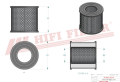 Filtr powietrza SA11129 Hifi Filter do BRIGGS-STRATTON: 252400 SERIES, 253400 SERIES, 255400 SERIES, RANSOMES: MOTOR 180 P, YANMAR: YM 1300