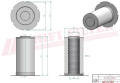 Separator powietrze olej OE3011 Hifi Filter do ATLAS COPCO: E 2 C, 22 BOOMER, GA 10, GA 11 C, GA 5, GA 7, L 2 C BOOMER, M2C BOOMER