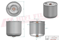 Filtr oleju SO9061 Hifi Filter do MASSEY FERGUSON: 6497 DYNA 6, 6499 DYNA 6, 7260 AL4 BETA, 7270 BETA, VALTRA: T 230 CVT, T 250 CVT, CHALLENGER: MT 645 C, MT 655 B, MT 665 C