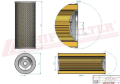 Filtr hydrauliczny SH55003 Hifi Filter do SANDVIK: TORO 301 DL, TORO 400 D, METSO: LT 12, NORDBERG: LT 100, LT 105, LT 106, LT 1213, ST 620