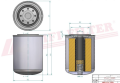 Filtr hydrauliczny SH55302 Hifi Filter