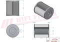 Filtr hydrauliczny SH78022 Hifi Filter do ZREMB GLIWICE: GPW 2009 P2