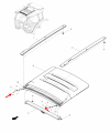 Osłona adaptera anteny Fendt Vario 200 300 500 700 800 900 1000 GT Xylon Katana  X800510160000