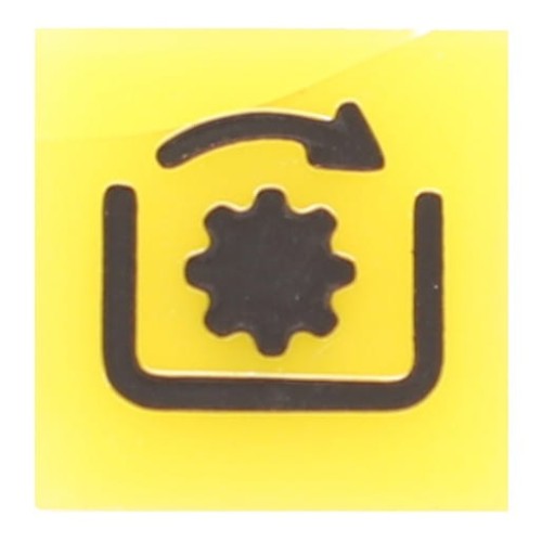 V32887200 Klosz z symbolem żółty